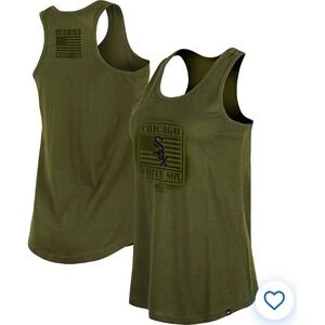 New Era Chicago White Sox  Green Tank Armed Forces 2023 Top Sleeveless  XXL‎ NWT